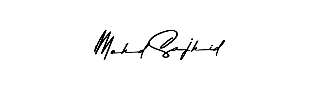 The best way (Asem Kandis PERSONAL USE) to make a short signature is to pick only two or three words in your name. The name Mohd Sajhid include a total of six letters. For converting this name. Mohd Sajhid signature style 9 images and pictures png