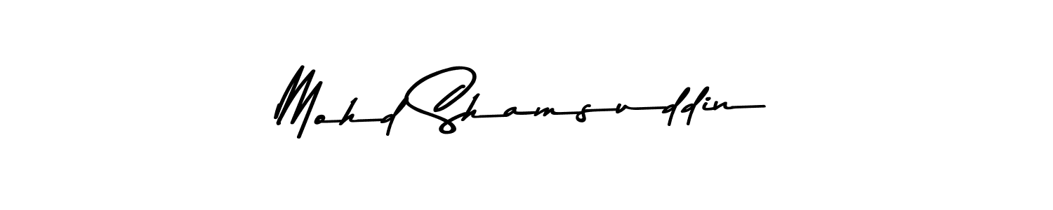 Similarly Asem Kandis PERSONAL USE is the best handwritten signature design. Signature creator online .You can use it as an online autograph creator for name Mohd Shamsuddin. Mohd Shamsuddin signature style 9 images and pictures png