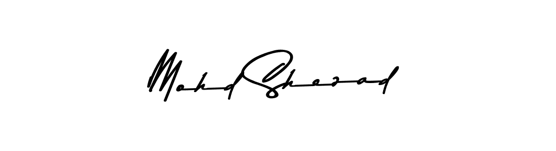 Make a beautiful signature design for name Mohd Shezad. With this signature (Asem Kandis PERSONAL USE) style, you can create a handwritten signature for free. Mohd Shezad signature style 9 images and pictures png