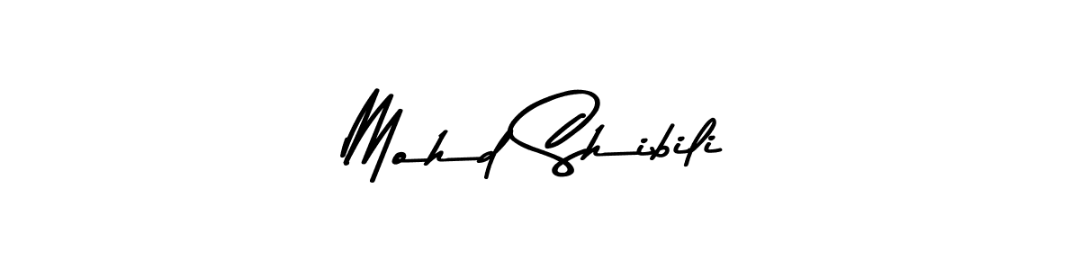 Mohd Shibili stylish signature style. Best Handwritten Sign (Asem Kandis PERSONAL USE) for my name. Handwritten Signature Collection Ideas for my name Mohd Shibili. Mohd Shibili signature style 9 images and pictures png