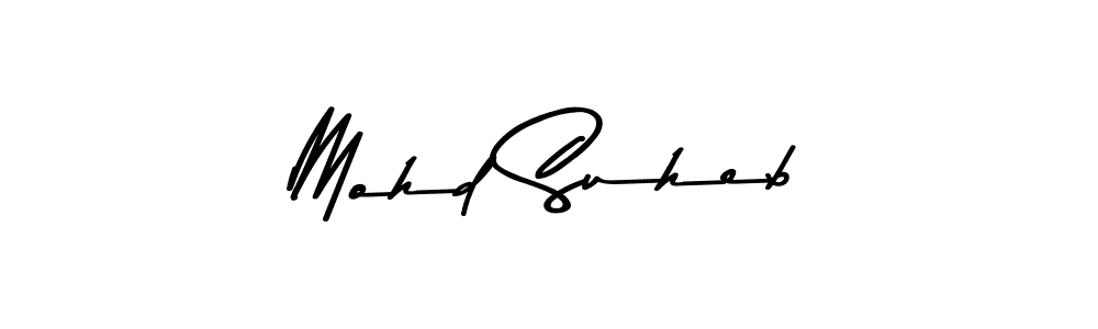 Mohd Suheb stylish signature style. Best Handwritten Sign (Asem Kandis PERSONAL USE) for my name. Handwritten Signature Collection Ideas for my name Mohd Suheb. Mohd Suheb signature style 9 images and pictures png