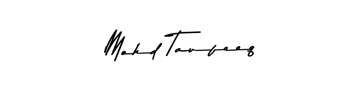 How to make Mohd Taufeeq signature? Asem Kandis PERSONAL USE is a professional autograph style. Create handwritten signature for Mohd Taufeeq name. Mohd Taufeeq signature style 9 images and pictures png