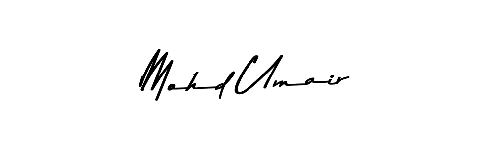 Create a beautiful signature design for name Mohd Umair. With this signature (Asem Kandis PERSONAL USE) fonts, you can make a handwritten signature for free. Mohd Umair signature style 9 images and pictures png