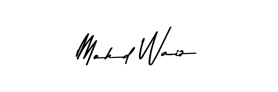 Mohd Waiz stylish signature style. Best Handwritten Sign (Asem Kandis PERSONAL USE) for my name. Handwritten Signature Collection Ideas for my name Mohd Waiz. Mohd Waiz signature style 9 images and pictures png