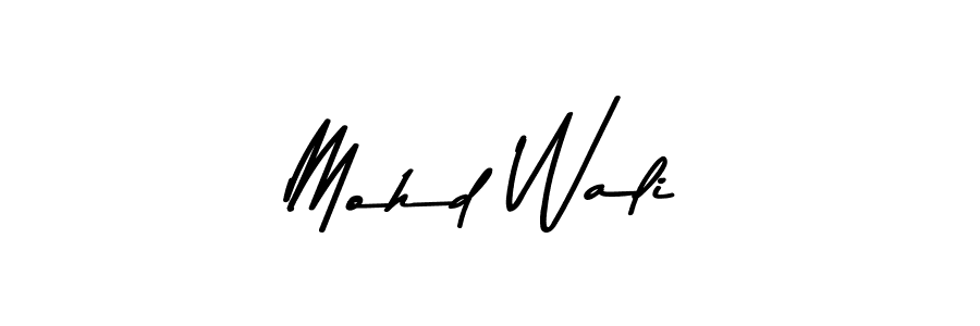 How to make Mohd Wali signature? Asem Kandis PERSONAL USE is a professional autograph style. Create handwritten signature for Mohd Wali name. Mohd Wali signature style 9 images and pictures png