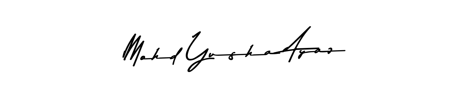 You should practise on your own different ways (Asem Kandis PERSONAL USE) to write your name (Mohd Yusha Ayaz) in signature. don't let someone else do it for you. Mohd Yusha Ayaz signature style 9 images and pictures png