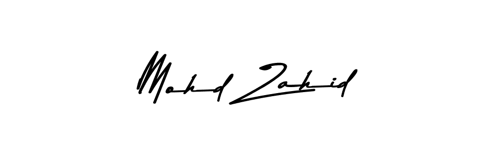 Mohd Zahid stylish signature style. Best Handwritten Sign (Asem Kandis PERSONAL USE) for my name. Handwritten Signature Collection Ideas for my name Mohd Zahid. Mohd Zahid signature style 9 images and pictures png