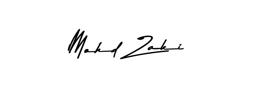 Create a beautiful signature design for name Mohd Zaki. With this signature (Asem Kandis PERSONAL USE) fonts, you can make a handwritten signature for free. Mohd Zaki signature style 9 images and pictures png