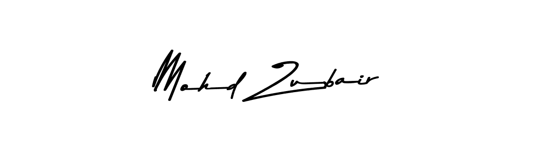 Use a signature maker to create a handwritten signature online. With this signature software, you can design (Asem Kandis PERSONAL USE) your own signature for name Mohd Zubair. Mohd Zubair signature style 9 images and pictures png