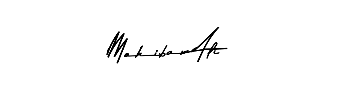 Make a beautiful signature design for name Mohibar Ali. With this signature (Asem Kandis PERSONAL USE) style, you can create a handwritten signature for free. Mohibar Ali signature style 9 images and pictures png