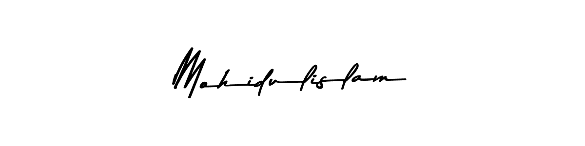 if you are searching for the best signature style for your name Mohidulislam. so please give up your signature search. here we have designed multiple signature styles  using Asem Kandis PERSONAL USE. Mohidulislam signature style 9 images and pictures png