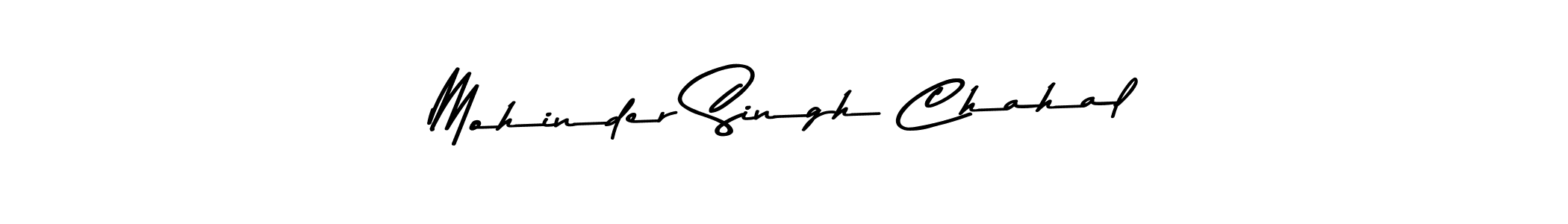 How to make Mohinder Singh Chahal signature? Asem Kandis PERSONAL USE is a professional autograph style. Create handwritten signature for Mohinder Singh Chahal name. Mohinder Singh Chahal signature style 9 images and pictures png