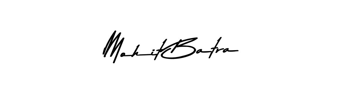 Create a beautiful signature design for name Mohit Batra. With this signature (Asem Kandis PERSONAL USE) fonts, you can make a handwritten signature for free. Mohit Batra signature style 9 images and pictures png