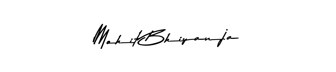 Also You can easily find your signature by using the search form. We will create Mohit Bhiyanja name handwritten signature images for you free of cost using Asem Kandis PERSONAL USE sign style. Mohit Bhiyanja signature style 9 images and pictures png