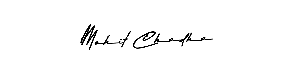 Similarly Asem Kandis PERSONAL USE is the best handwritten signature design. Signature creator online .You can use it as an online autograph creator for name Mohit Chadha. Mohit Chadha signature style 9 images and pictures png