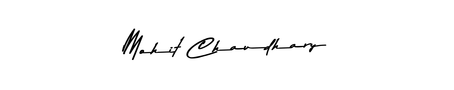 Use a signature maker to create a handwritten signature online. With this signature software, you can design (Asem Kandis PERSONAL USE) your own signature for name Mohit Chaudhary. Mohit Chaudhary signature style 9 images and pictures png