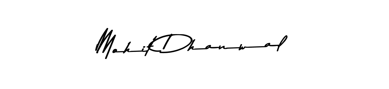 Also we have Mohit Dhanwal name is the best signature style. Create professional handwritten signature collection using Asem Kandis PERSONAL USE autograph style. Mohit Dhanwal signature style 9 images and pictures png