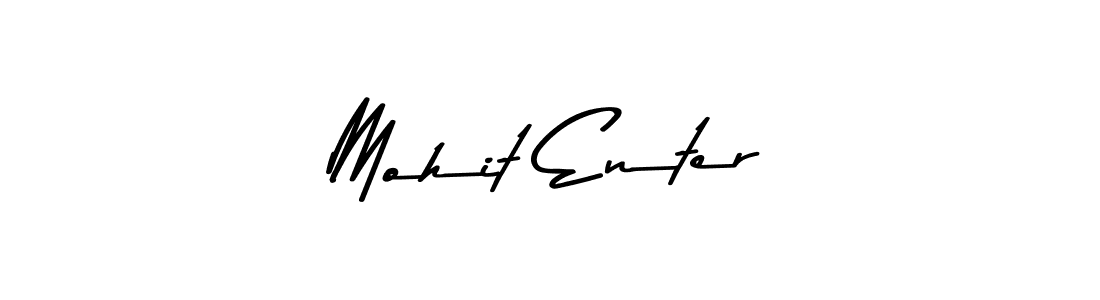 Design your own signature with our free online signature maker. With this signature software, you can create a handwritten (Asem Kandis PERSONAL USE) signature for name Mohit Enter. Mohit Enter signature style 9 images and pictures png
