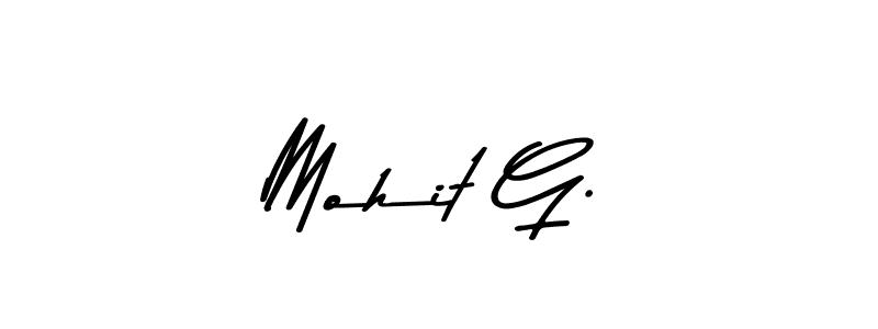 It looks lik you need a new signature style for name Mohit G.. Design unique handwritten (Asem Kandis PERSONAL USE) signature with our free signature maker in just a few clicks. Mohit G. signature style 9 images and pictures png