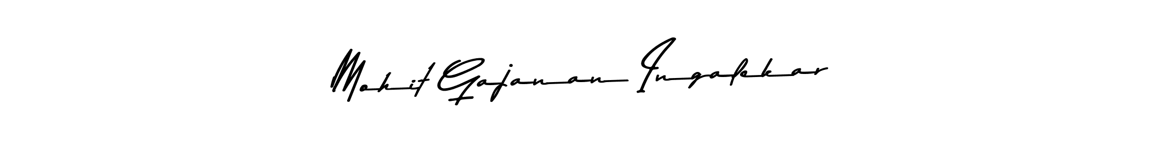 Use a signature maker to create a handwritten signature online. With this signature software, you can design (Asem Kandis PERSONAL USE) your own signature for name Mohit Gajanan Ingalekar. Mohit Gajanan Ingalekar signature style 9 images and pictures png
