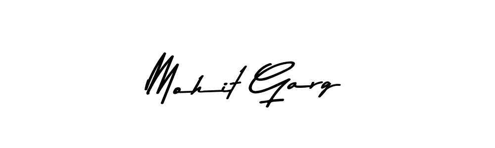 Make a beautiful signature design for name Mohit Garg. With this signature (Asem Kandis PERSONAL USE) style, you can create a handwritten signature for free. Mohit Garg signature style 9 images and pictures png