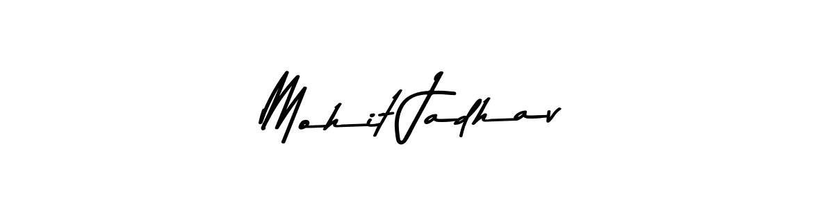 Use a signature maker to create a handwritten signature online. With this signature software, you can design (Asem Kandis PERSONAL USE) your own signature for name Mohit Jadhav. Mohit Jadhav signature style 9 images and pictures png