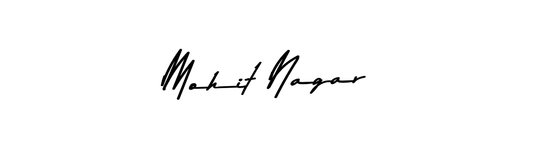 Design your own signature with our free online signature maker. With this signature software, you can create a handwritten (Asem Kandis PERSONAL USE) signature for name Mohit Nagar. Mohit Nagar signature style 9 images and pictures png