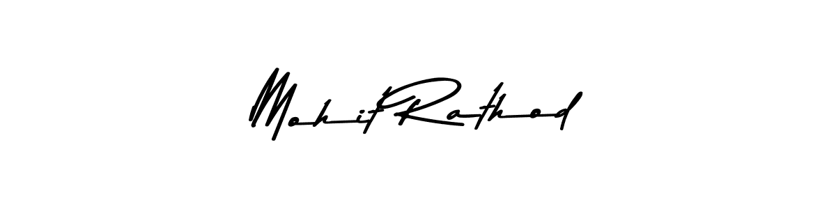 How to make Mohit Rathod name signature. Use Asem Kandis PERSONAL USE style for creating short signs online. This is the latest handwritten sign. Mohit Rathod signature style 9 images and pictures png