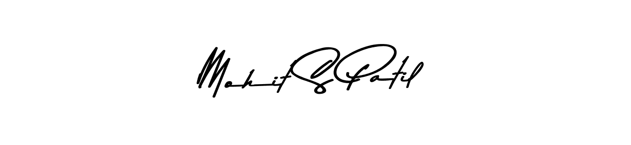 Create a beautiful signature design for name Mohit S Patil. With this signature (Asem Kandis PERSONAL USE) fonts, you can make a handwritten signature for free. Mohit S Patil signature style 9 images and pictures png