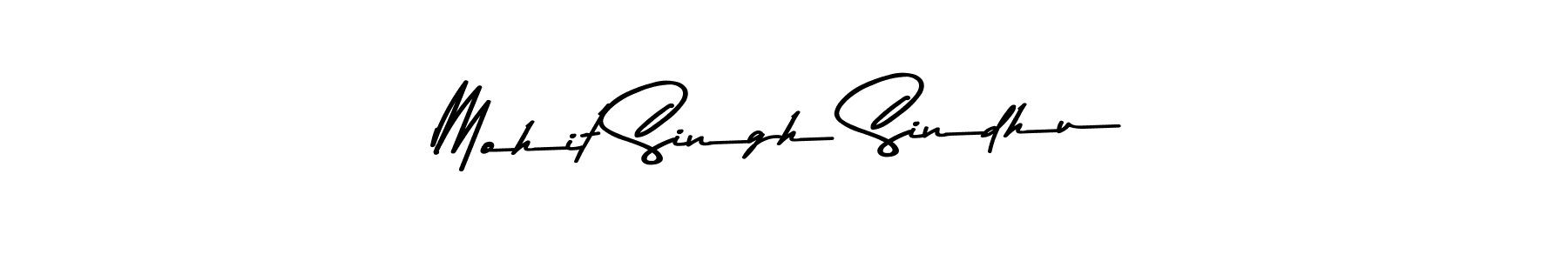 Design your own signature with our free online signature maker. With this signature software, you can create a handwritten (Asem Kandis PERSONAL USE) signature for name Mohit Singh Sindhu. Mohit Singh Sindhu signature style 9 images and pictures png