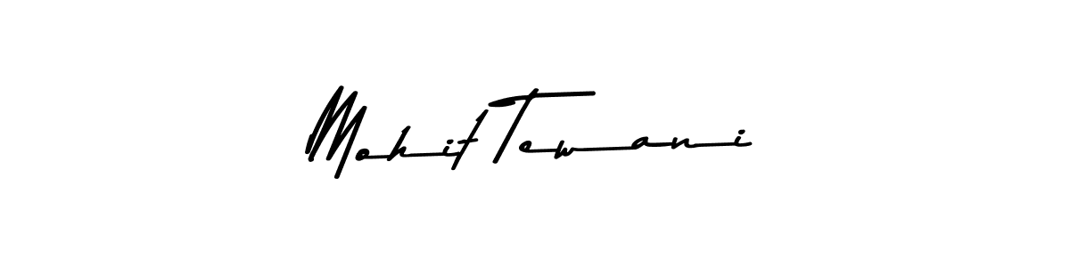 This is the best signature style for the Mohit Tewani name. Also you like these signature font (Asem Kandis PERSONAL USE). Mix name signature. Mohit Tewani signature style 9 images and pictures png