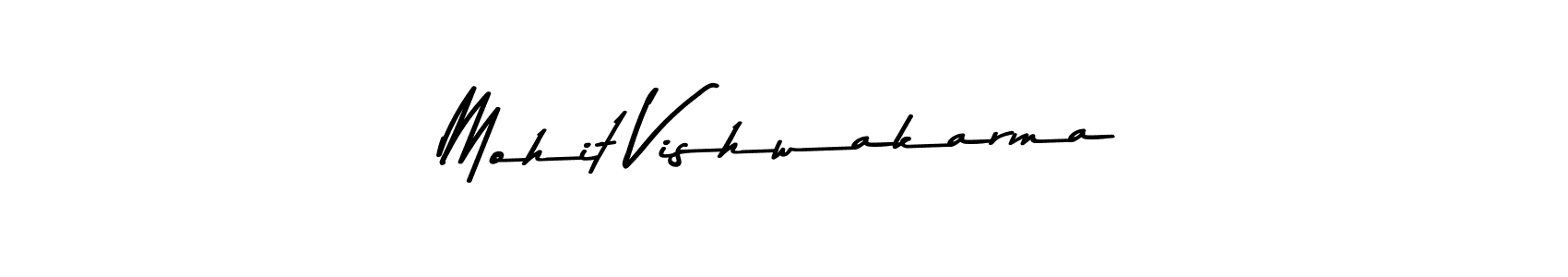 Make a beautiful signature design for name Mohit Vishwakarma. With this signature (Asem Kandis PERSONAL USE) style, you can create a handwritten signature for free. Mohit Vishwakarma signature style 9 images and pictures png