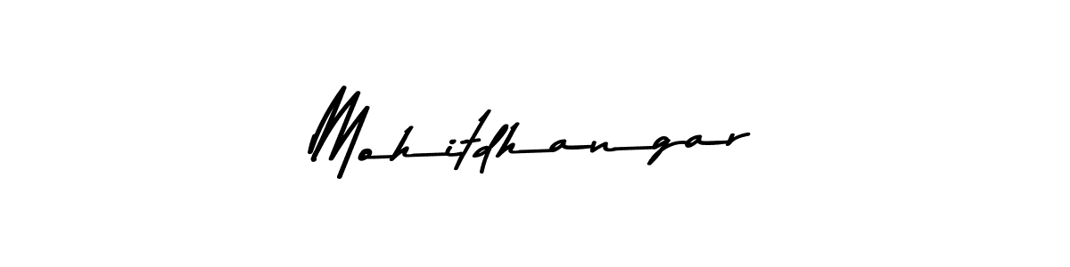 Similarly Asem Kandis PERSONAL USE is the best handwritten signature design. Signature creator online .You can use it as an online autograph creator for name Mohitdhangar. Mohitdhangar signature style 9 images and pictures png