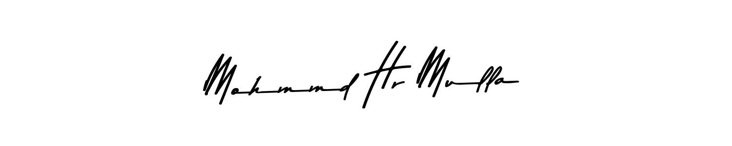 The best way (Asem Kandis PERSONAL USE) to make a short signature is to pick only two or three words in your name. The name Mohmmd Hr Mulla include a total of six letters. For converting this name. Mohmmd Hr Mulla signature style 9 images and pictures png