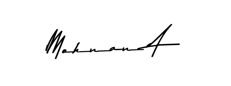 Also we have Mohnan A name is the best signature style. Create professional handwritten signature collection using Asem Kandis PERSONAL USE autograph style. Mohnan A signature style 9 images and pictures png