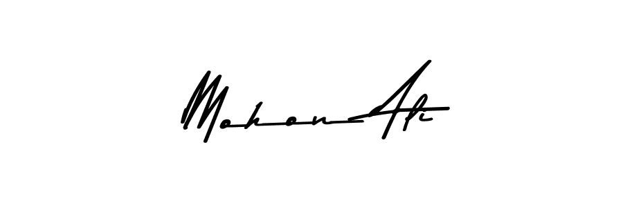 Use a signature maker to create a handwritten signature online. With this signature software, you can design (Asem Kandis PERSONAL USE) your own signature for name Mohon Ali. Mohon Ali signature style 9 images and pictures png
