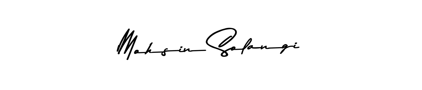 Mohsin Solangi stylish signature style. Best Handwritten Sign (Asem Kandis PERSONAL USE) for my name. Handwritten Signature Collection Ideas for my name Mohsin Solangi. Mohsin Solangi signature style 9 images and pictures png