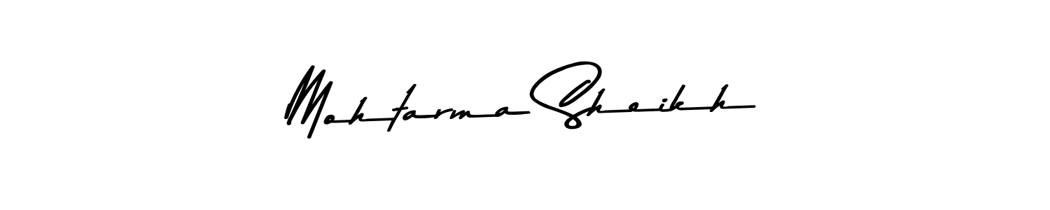 How to Draw Mohtarma Sheikh signature style? Asem Kandis PERSONAL USE is a latest design signature styles for name Mohtarma Sheikh. Mohtarma Sheikh signature style 9 images and pictures png