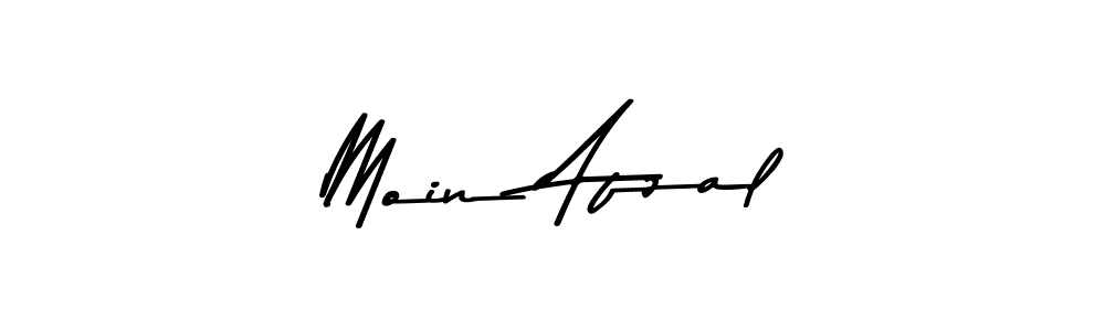 How to make Moin Afzal name signature. Use Asem Kandis PERSONAL USE style for creating short signs online. This is the latest handwritten sign. Moin Afzal signature style 9 images and pictures png