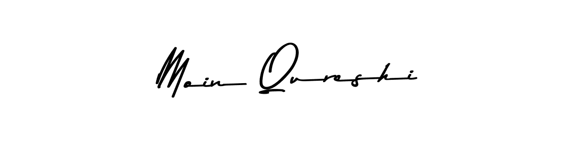 Use a signature maker to create a handwritten signature online. With this signature software, you can design (Asem Kandis PERSONAL USE) your own signature for name Moin Qureshi. Moin Qureshi signature style 9 images and pictures png