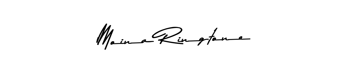 Moina Ringtone stylish signature style. Best Handwritten Sign (Asem Kandis PERSONAL USE) for my name. Handwritten Signature Collection Ideas for my name Moina Ringtone. Moina Ringtone signature style 9 images and pictures png