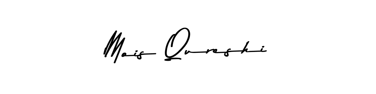 How to make Mois Qureshi name signature. Use Asem Kandis PERSONAL USE style for creating short signs online. This is the latest handwritten sign. Mois Qureshi signature style 9 images and pictures png