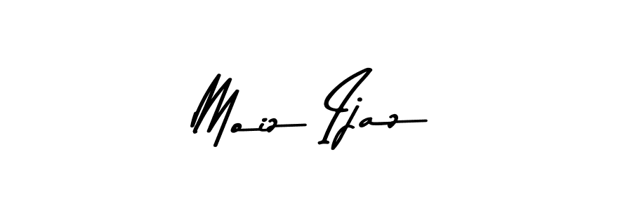 Moiz Ijaz stylish signature style. Best Handwritten Sign (Asem Kandis PERSONAL USE) for my name. Handwritten Signature Collection Ideas for my name Moiz Ijaz. Moiz Ijaz signature style 9 images and pictures png
