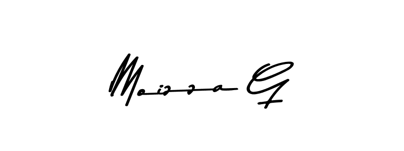 Also we have Moizza G name is the best signature style. Create professional handwritten signature collection using Asem Kandis PERSONAL USE autograph style. Moizza G signature style 9 images and pictures png