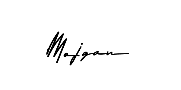 Make a beautiful signature design for name Mojgan. With this signature (Asem Kandis PERSONAL USE) style, you can create a handwritten signature for free. Mojgan signature style 9 images and pictures png