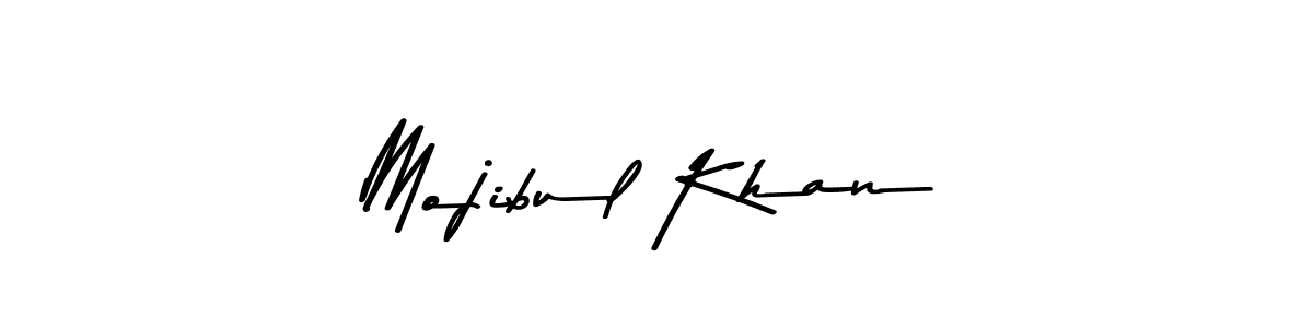 Design your own signature with our free online signature maker. With this signature software, you can create a handwritten (Asem Kandis PERSONAL USE) signature for name Mojibul Khan. Mojibul Khan signature style 9 images and pictures png