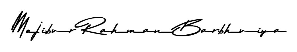 Looking for an artistic signature for Mojibur Rahman Barbhuiya? The Asem Kandis PERSONAL USE calligraphy style gives a sophisticated flow suitable for business cards and emails. Mojibur Rahman Barbhuiya signature style 9 images and pictures png