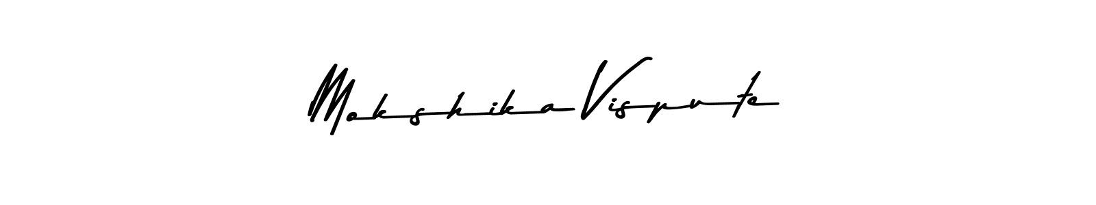 The best way (Asem Kandis PERSONAL USE) to make a short signature is to pick only two or three words in your name. The name Mokshika Vispute include a total of six letters. For converting this name. Mokshika Vispute signature style 9 images and pictures png