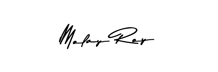 How to make Molay Roy signature? Asem Kandis PERSONAL USE is a professional autograph style. Create handwritten signature for Molay Roy name. Molay Roy signature style 9 images and pictures png