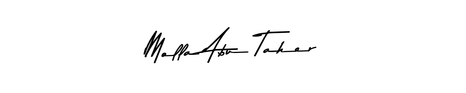 Similarly Asem Kandis PERSONAL USE is the best handwritten signature design. Signature creator online .You can use it as an online autograph creator for name Molla Abu Taher. Molla Abu Taher signature style 9 images and pictures png